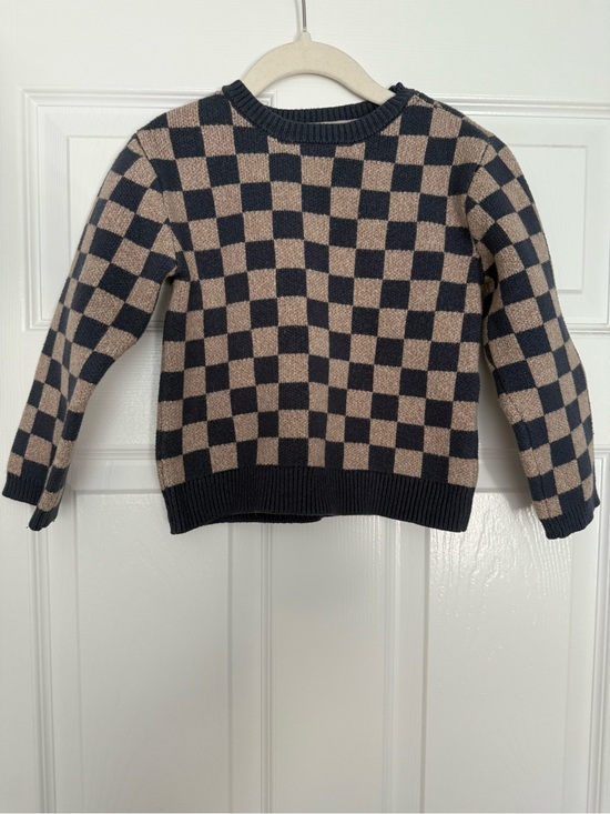 Tommy Bahama Other - Tommy Bahama Classic Check Crewneck Sweater in Navy and Beige- size 4t